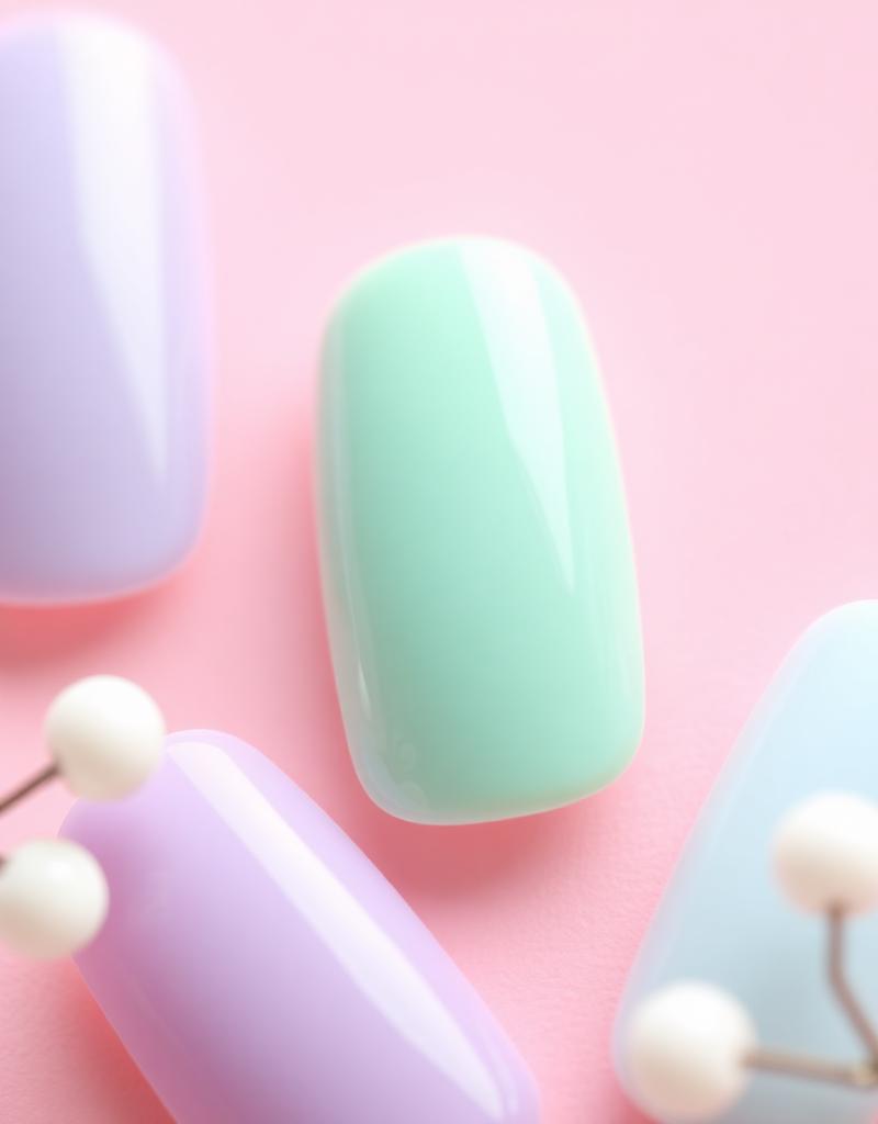 Pastellfarbenes Frühlingsdesign